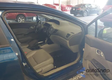 2012 Honda Civic Ex-L from USA, damaged, VIN 2HGFB2F97CH548651